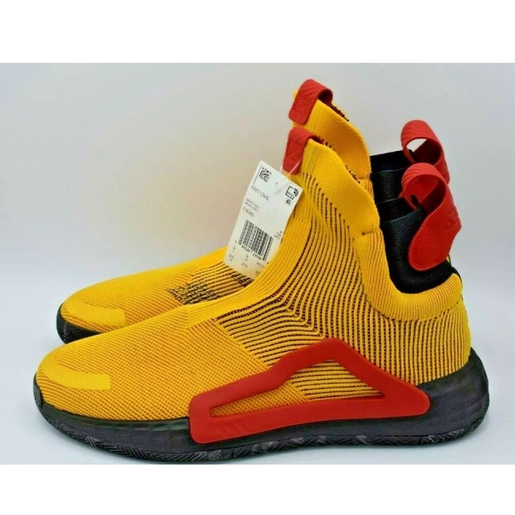 NEW Adidas N3xt L3V3l Mens Basketball Shoes Gold - Picture 2 of 8
